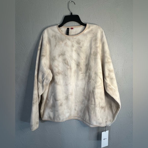 Lululemon Lab Fleece Crew Pullover size XL in light ivory cafe au lait - Picture 4 of 6